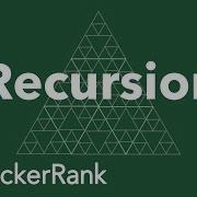 Algorithms Recursion