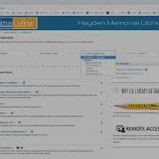 Database Quick Run Through For Libguide