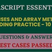 Promises And Array Methods JS Coding Practice 10 JavaScript Essentials NxtWave CCBP 4 0