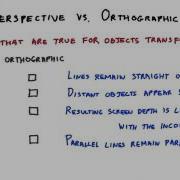 Perspective Vs Orthographic Interactive 3D Graphics