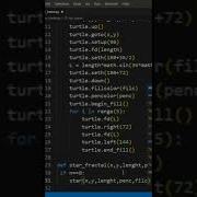 How To Draw Fractional Stars In Python Turtle Python Tutorial