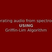 Generating Audio From Spectrogram