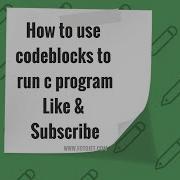 How To Run C Program In Code Block