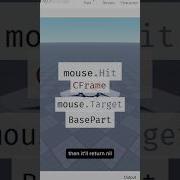 Mouse Raycasting In Roblox Studio Explained Scripting Foryou Robloxscripting Robloxtutorial