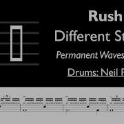 Rush Different Strings Drum Sheet Music Transcription