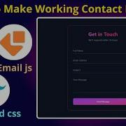 Build A Contact Form With EmailJS Vue 3 Tailwind CSS 4 No Backend Needed