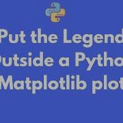 Put The Legend Outside A Python Matplotlib Plot