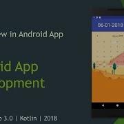 CalendarView In Android App Android Studio 3 0 1 Kotlin 2018