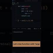 Unlock The Magic Of Python Args Pythonprogramming Shorts Short Shortvideo Shortsfeed