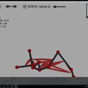 Evolution Simulator Creature With Long Gait