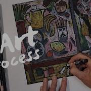 Creating Final Pieces Art Process Sandi S Reaction To My Artwork Artist Collab Series PART 3