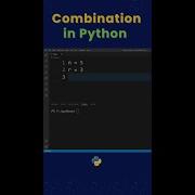 How To Evaluate Combination In Python C N R Expression Shorts Python Combination