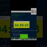Digital Clock In Python Tkinter Python Graphics With Source Code Python Shorts Pythontkinter