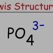 PO4 3 Lewis Structure The Phosphate Ion
