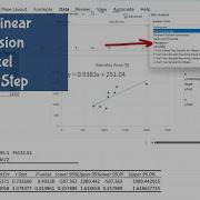 The Simple Linear Regression Model Using Excel With Data Analysis Tool