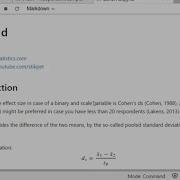 Python Cohen D For Independent Samples T Test