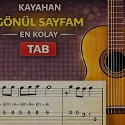 Kayahan Gönül Sayfam Gitar Nota Tab