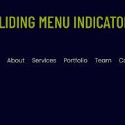 Creating Animated Sliding Menu Indicator Using Html CSS Vanilla Javascript Magic Line Indicator