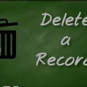 MS ACCESS Tutorial Editing Delete Record And Close Database