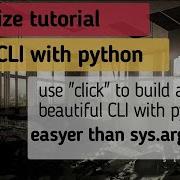 How To Build A Nice Command Line Interface Quick And Easy With Python