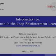 POLAR SkillShare 1 Human In The Loop Reinforcement Learning By Olivier Lecompte