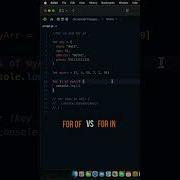For Of Loop Vs For In Loop In Javascript Javascript Loops Coding