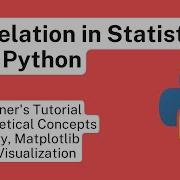 Correlation In Statistics Using Python