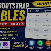Таблицы Bootstrap