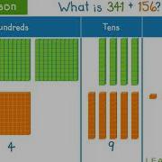 Base Ten Blocks To Add 3 Digit Numbers
