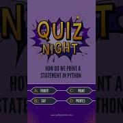 Python Quiz 1 Level Easy