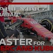 Leclerc And Kubica Crash In Baku Qualifying 2019 Azerbaijan Grand Prix