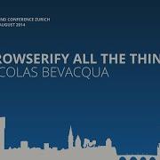 Nicolas Bevacqua Browserify All The Things