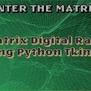Matrix Like Screen Using Python Tkinter