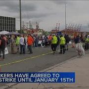 Dockworkers Suspend Strike Until Jan 15 Aftet Sides Strike Agreement On Wages