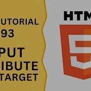 HTML Tutorial 93 Input Attribute Formtarget In Input Field