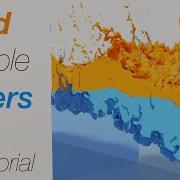2 93 Учебное пособие по Blender Моделирование наложения жидкостей Несколько слоев жидкости