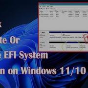 How To Delete Or Remove EFI System Partition On Windows 11 10