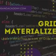 Working With Grids In Materialize CSS