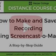 How To Make And Save A Recording Using Screencast O Matic