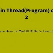 13 Sleep In Thread Learn Java In Tamil