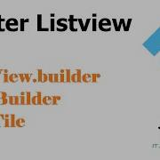Flutter Tutorial For Beginners 4 List ListTile ListView Builder ItemBuilder In Flutter