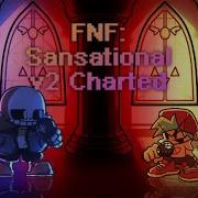 FNF Indie Cross Sansational V2 Fanmade Chart
