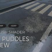 PolyBrush Rainy Puddles Shader Preview