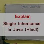 Explain Single Inheritance In Java With Example 39 Programming