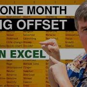 Excel Sum Which Month With OFFSET Episode 1637