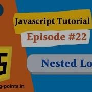 Nested Loop 22 JavaScript Tutorial For Beginners JavaScript Tutorial Learning Points