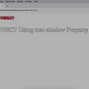 Outline Effect Using CSS Text Shadow Property
