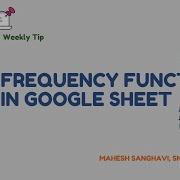 Frequency Function In Google Sheets