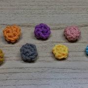How To Crochet Button Tutorial DIY Crochet Button Quick And Button Crochet