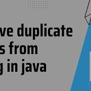 Remove Duplicate Words From String In Java Java Interview Question